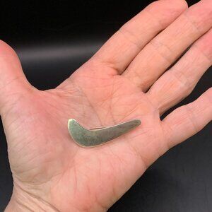 Vtg Boomerang Sterling Brooch Volmer Bahner Denmark MCM Modernist J281